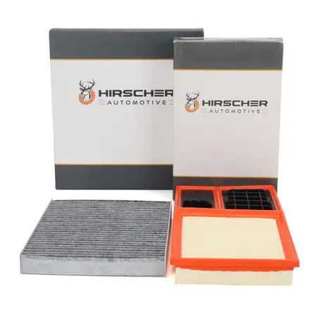 HIRSCHER Innenraumfilter + Luftfilter f&uuml;r VW Polo 5 Ibiza 4 Fabia 2 Roomster 1.4 1.6