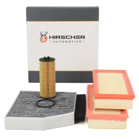 HIRSCHER Filterset f&uuml;r MERCEDES-BENZ C-Klasse W205 S205 C205 A205 GLC X253 C253 63AMG M177