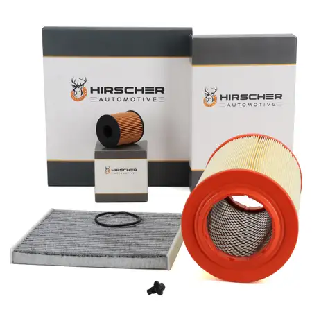 HIRSCHER 3-Piece Filter Set for CITROEN Jumper, FIAT Ducato, and PEUGEOT Boxer 2.2 D (up to September 2013)
