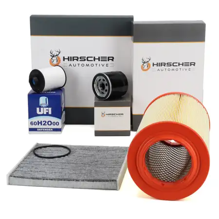 HIRSCHER Filter-Set 4-tlg f&uuml;r CITROEN Jumper FIAT Ducato 250 PEUGEOT Boxer 2.2 D 10.2013