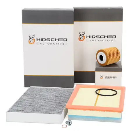 HIRSCHER Filter-Set 3-tlg f&uuml;r CITROEN C3 Aircross 2 OPEL Crossland 10 1.5 BlueHDi 99-120
