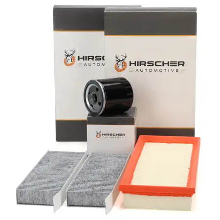 HIRSCHER Filterset f&uuml;r PSA C4 3 10 2008 208 2 OPEL Corsa F Mokka 1.2 Turbo 101-155 PS