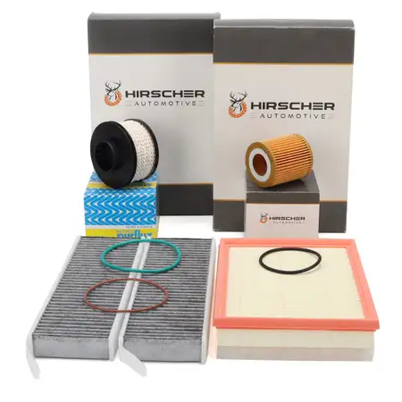 HIRSCHER Filterset 4-tlg f&uuml;r PSA Berlingo Spacetourer Partner Rifter OPEL Combo E 1.5 D