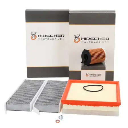 HIRSCHER Filterset 3-tlg f&uuml;r PSA Berlingo Jumpy 3 Expert Partner OPEL Combo 1.6 D