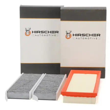 HIRSCHER Innenraum + Luftfilter f&uuml;r PSA Berlingo C4 Picasso 2 Partner Rifter 1.2 PureTech