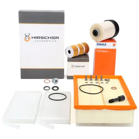 HIRSCHER Filter-Set 4-tlg f&uuml;r NISSAN NV400 OPEL Movano B RENAULT Master 3 2.3 D
