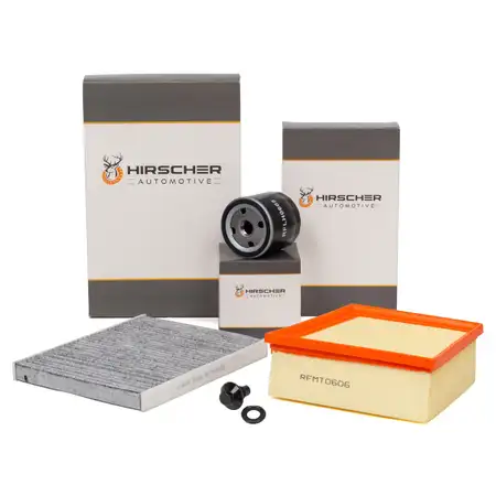 HIRSCHER Filter-Set f&uuml;r FORD B-Max Ecosport Fiesta 6 KA+ 1.25 1.4 1.5 Ti 1.6 Ti/ST