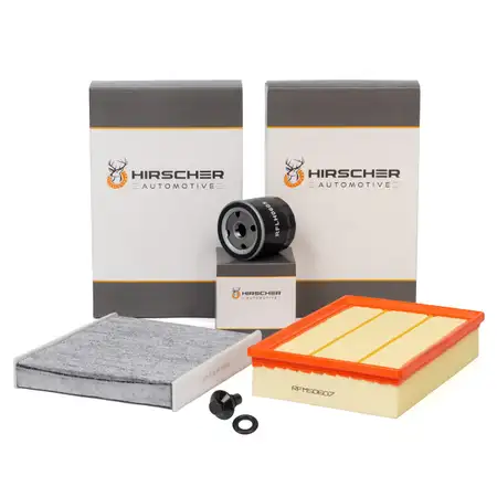 HIRSCHER Filter-Set f&uuml;r FORD Focus 2 MK2 VOLVO C30 S40 2 V50 1.4 1.6 bis 03.2007