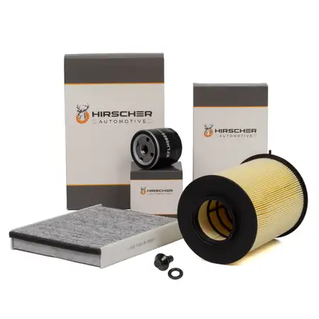 HIRSCHER Filter-Set f&uuml;r FORD Grand C-Max C-Max 2 Focus 3 Kuga 2 1.5/1.6 Ti/EcoBoost