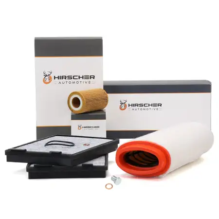 HIRSCHER Filter-Set f&uuml;r BMW 5er E39 520d 136 PS M47