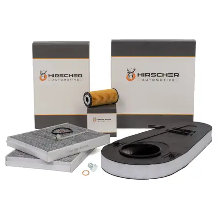 HIRSCHER Filter-Set f&uuml;r BMW 5er F10 F11 F07 518d 520d 525d 530d 136-258 PS N47 N57