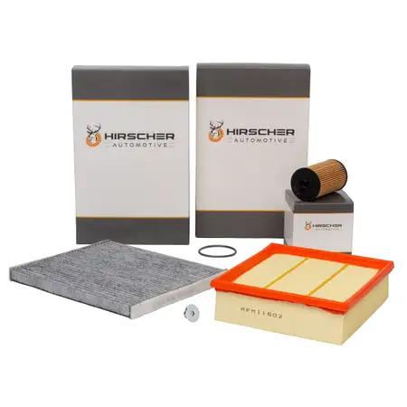 HIRSCHER Filter-Set f&uuml;r OPEL Corsa D 1.0 1.2 1.4 ab Motor 19MA9235 + Corsa E 1.2 1.4