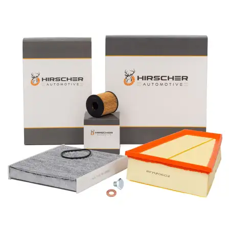 HIRSCHER Filter-Set f&uuml;r FORD Galaxy S-Max WA6 Mondeo 4 MK4 2.0 TDCi 115-163 PS