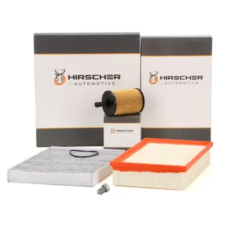 HIRSCHER Filter-Set 3-tlg f&uuml;r VW Multivan Transporter T5 1.9 TDI 2.5 TDI 84-174 PS