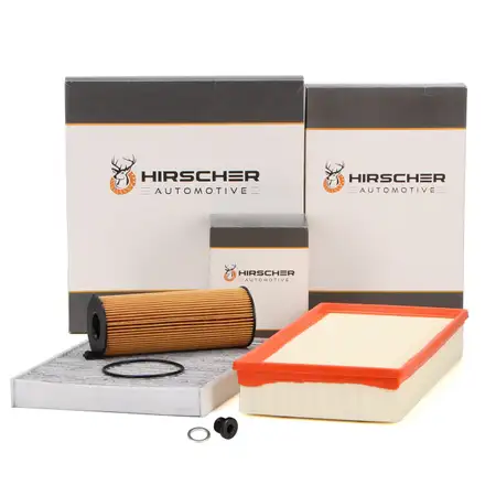 HIRSCHER Filter-Set 3-tlg f&uuml;r VW Touareg 7L AUDI Q7 4LB PORSCHE Cayenne 9PA 3.0 TDI V6
