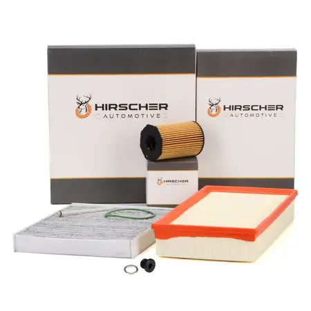 HIRSCHER Filter-Set 3-tlg f&uuml;r AUDI Q7 4LB 3.0 TDI quattro 204/240/245 PS