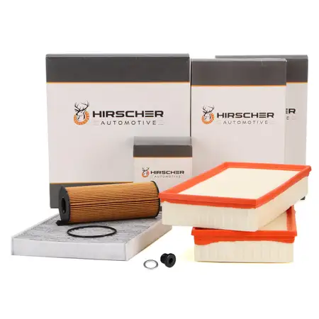 HIRSCHER Filter-Set 3-tlg f&uuml;r AUDI Q7 4LB 4.2 TDI quattro 340 PS