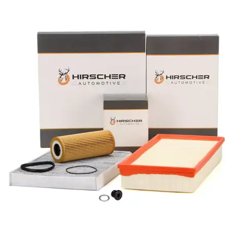 HIRSCHER Filter-Set f&uuml;r AUDI Q7 4LB 3.0 TFSI quattro 272/280/333 PS