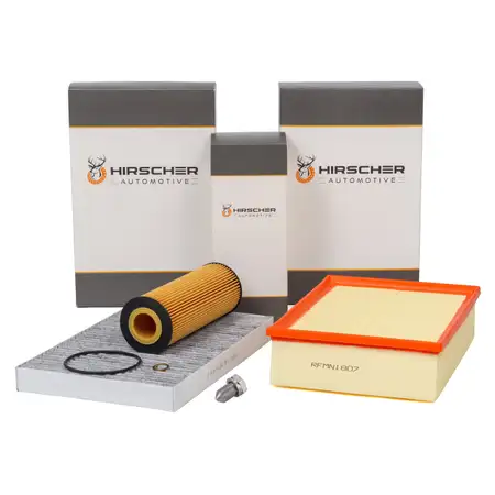 HIRSCHER Filter-Set 3-tlg f&uuml;r AUDI A4 B6 B7 2.5 TDI 155/163/188 PS