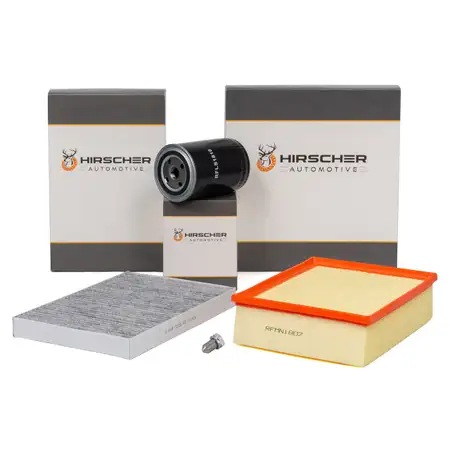 HIRSCHER Filter-Set f&uuml;r AUDI A4 8E B6 B7 SEAT Exeo 3R 1.8 T 150/163/170/190 PS