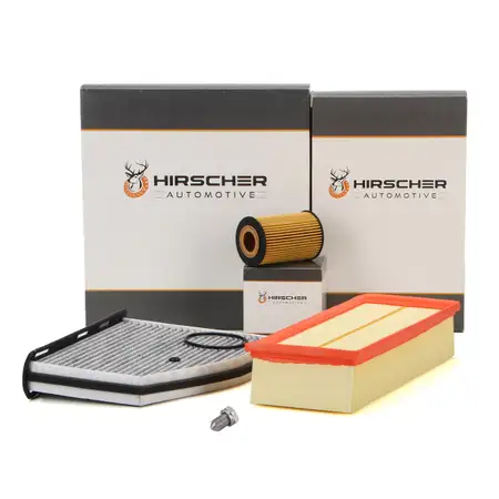 HIRSCHER Filter-Set f&uuml;r VW Tiguan 5N Sharan 7N Caddy 4 AUDI Q3 8U 2.0 TDI