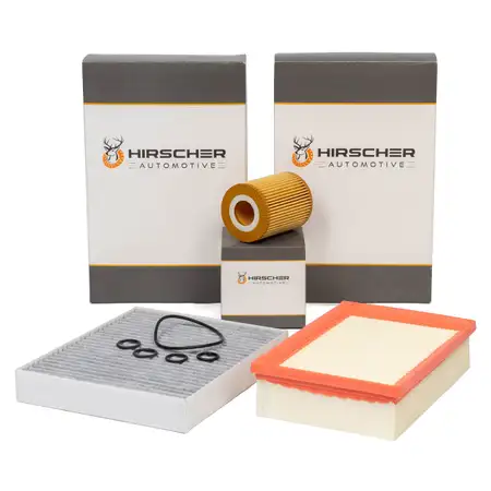 HIRSCHER Filter-Set 3-tlg f&uuml;r OPEL Mokka/10 J13 1.7 CDTI ab Fgst. CHEVROLET Trax 1.7 TD