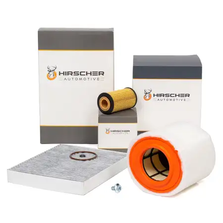 HIRSCHER Filter-Set 3-tlg f&uuml;r OPEL Astra K 1.6 CDTi/Bi-Turbo 95-160 PS