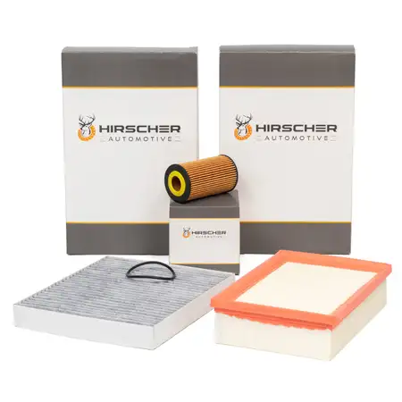 HIRSCHER Filter-Set f&uuml;r OPEL Mokka/10 J13 1.4 1.6 1.8 116/140 PS ab Fgst.