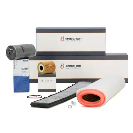 HIRSCHER Filter-Set 4-tlg f&uuml;r BMW 3er E46 330d 330xd 184 PS M57