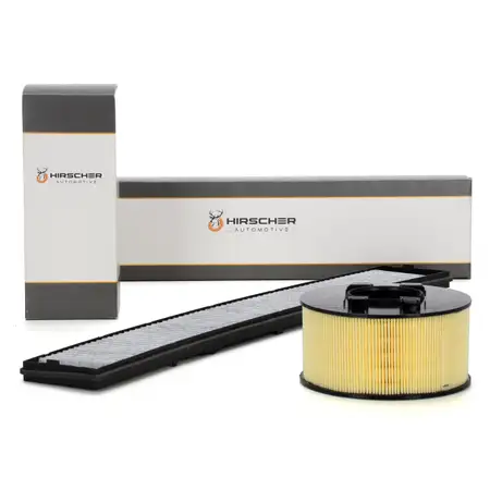 HIRSCHER Filter-Set 2-tlg f&uuml;r BMW 3er E46 316i 115 PS N40 N46 318i 136/143 PS N42
