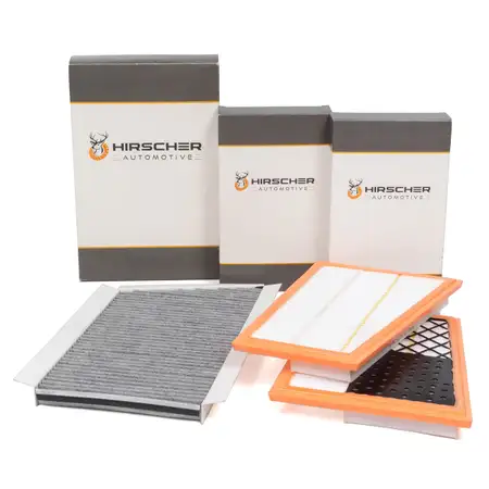 HIRSCHER Filter-Set 2-tlg f&uuml;r MERCEDES W203 S203 CL203 C320CDI 224 PS OM642