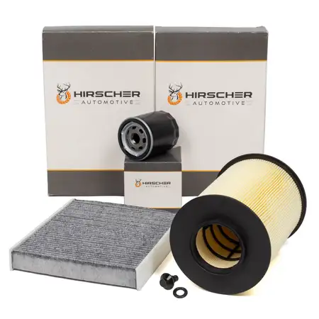 HIRSCHER Filter-Set 3-tlg f&uuml;r FORD Focus/C-Max DM2 1.8 TDCi 115 PS