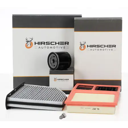 HIRSCHER Filter-Set f&uuml;r VW Golf 5 6 Caddy 3 SEAT Altea Leon Toledo SKODA Octavia 2 1.4/16V