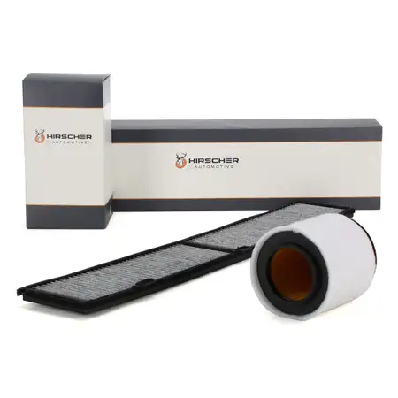 HIRSCHER Filter-Set 2-tlg f&uuml;r BMW 1er E81-88 3er E90-93 X1 E84 N43 N46