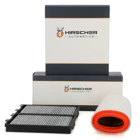 HIRSCHER Filter-Set 2-tlg f&uuml;r BMW 5er E39/Touring 520d 136 PS M47