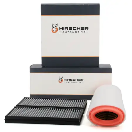 HIRSCHER Filter-Set 2-tlg f&uuml;r BMW 5er E60 E61 525d 530d 163-235 PS M57