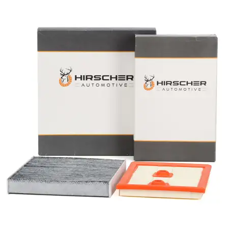 HIRSCHER Filter-Set 2-tlg f&uuml;r VW Polo 5 AUDI A1 Ibiza 4 Fabia 3 Rapid 1.2/1.4 TSI