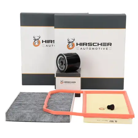 HIRSCHER Filter-Set f&uuml;r VW Polo 6 AW1 BZ1 SEAT Ibiza 5 1.0 65/75 PS