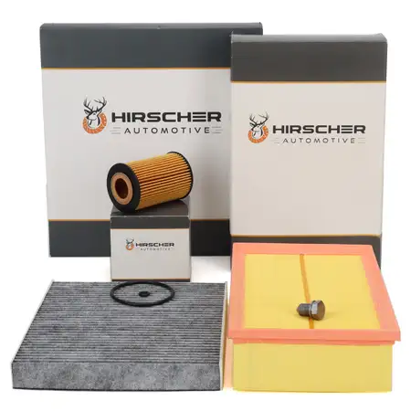 HIRSCHER Filter-Set 3-tlg f&uuml;r VW Polo 6 T-Cross SEAT Ibiza 5 Arona SKODA SCALA 1.6 TDI