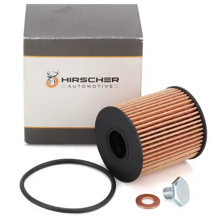 HIRSCHER &Ouml;lfilter + Schraube f&uuml;r CITROEN FIAT FORD LAND ROVER MITSUBISHI PEUGEOT TOYOTA