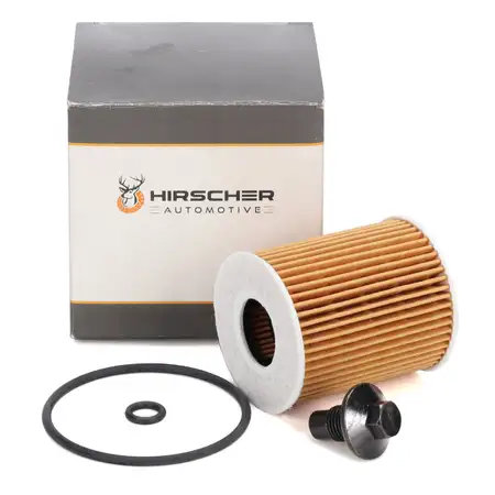 HIRSCHER &Ouml;lfilter + Schraube f&uuml;r FORD Mondeo 3 MK3 4 MK4 Galaxy S-Max WA6 1.8-2.3 16V