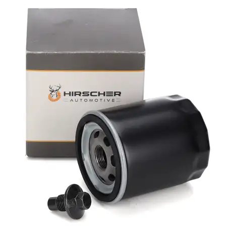 HIRSCHER &Ouml;lfilter + Schraube f&uuml;r FORD Focus 2 C-Max DM2 Mondeo 4 Galaxy S-Max WA6 1.8 TDCi