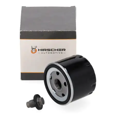 HIRSCHER &Ouml;lfilter + Schraube f&uuml;r FIAT 500X 334 Tipo 356 357 ALFA ROMEO Tonale 965 1.0 1.3
