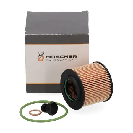 HIRSCHER &Ouml;lfilter + Schraube f&uuml;r VW Polo 4 5 Fox Ibiza 3 4 Fabia 1 2 Rapid Roomster 1.2