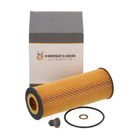 HIRSCHER &Ouml;lfilter + &Ouml;lablassschraube f&uuml;r VW Passat B5.5 AUDI A4 B5 B6 A8 4D 2.5 TDI