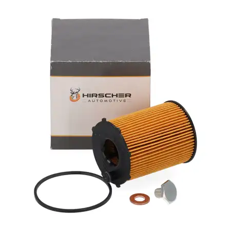 HIRSCHER &Ouml;lfilter + Schraube f&uuml;r FIAT FORD MAZDA MINI PSA TOYOTA VOLVO 1.4/1.5/1.6D