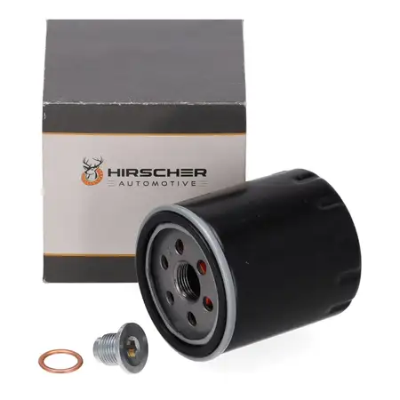 HIRSCHER &Ouml;lfilter + Schraube f&uuml;r CITROEN DS OPEL PEUGEOT TOYOTA 1.0 1.2 Turbo
