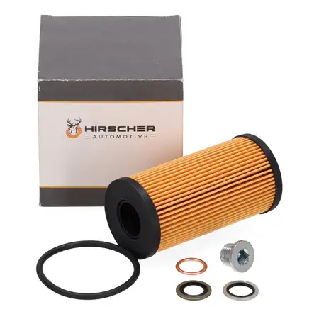 HIRSCHER &Ouml;lfilter + Schraube f&uuml;r DACIA MERCEDES OM608 NISSAN RENAULT 1.5 Blue dCi