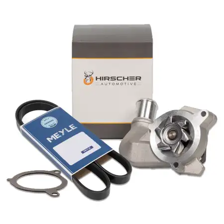 HIRSCHER Wapu + MEYLE 6PK1735 Keilrippenriemen f&uuml;r FORD Fiesta 4 MK4 1.3i bis 01.1998