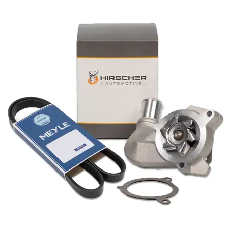 HIRSCHER Wasserpumpe + DAYCO 6PK1930 Keilrippenriemen f&uuml;r FORD Fiesta 4 MK4 1.3i 02.1998